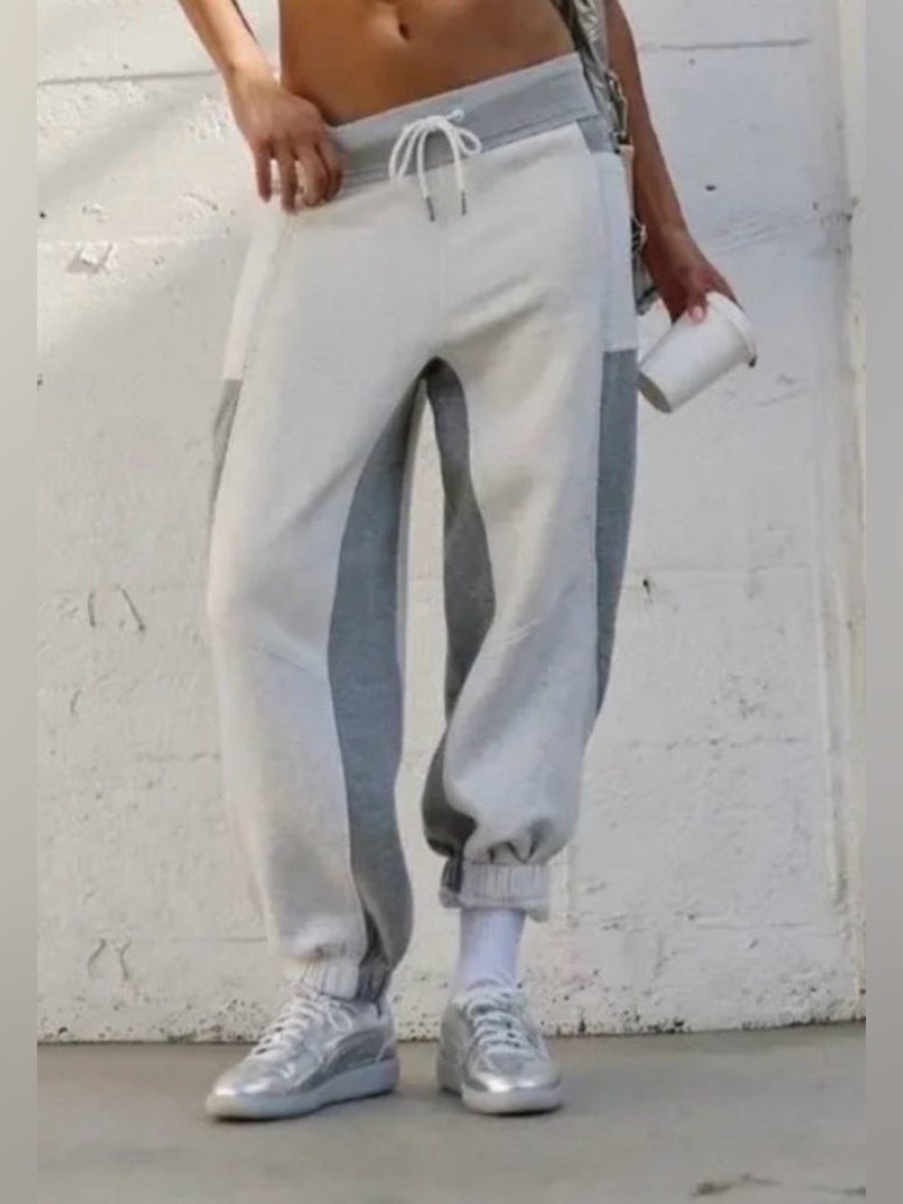 Free People Making It Joggers. NWT. Mixed Heather combo